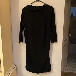 Black maternity dress